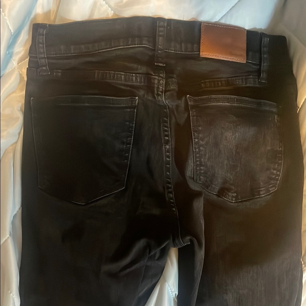 Madewell black skinny jeans size 28